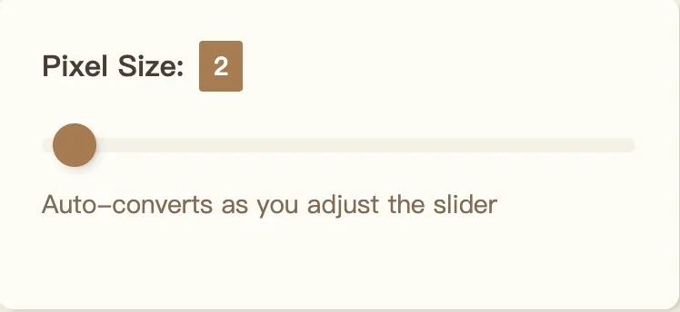 Adjust Pixel Size